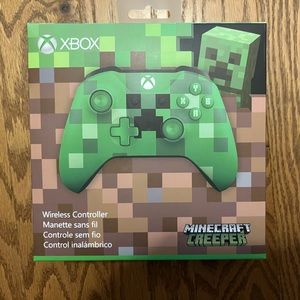 Brand New Minecraft Creeper Limited Edition Wireless Controller Xbox One